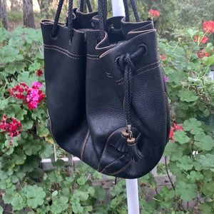 VINTAGE Cole Haan leather pebbled bag